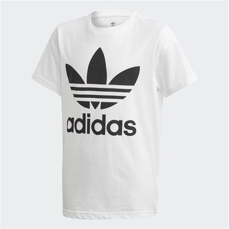 adidas trefoil tshirt weiß|adidas trefoil tee men.